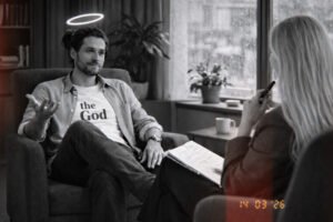 Gott bei der Psychotherapeutin